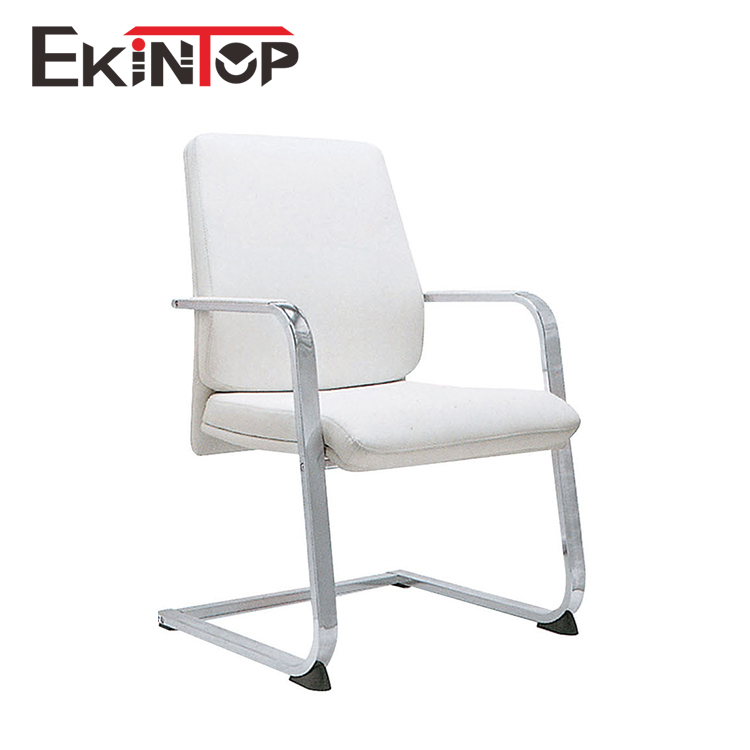 White office chair no wheels manufacturers