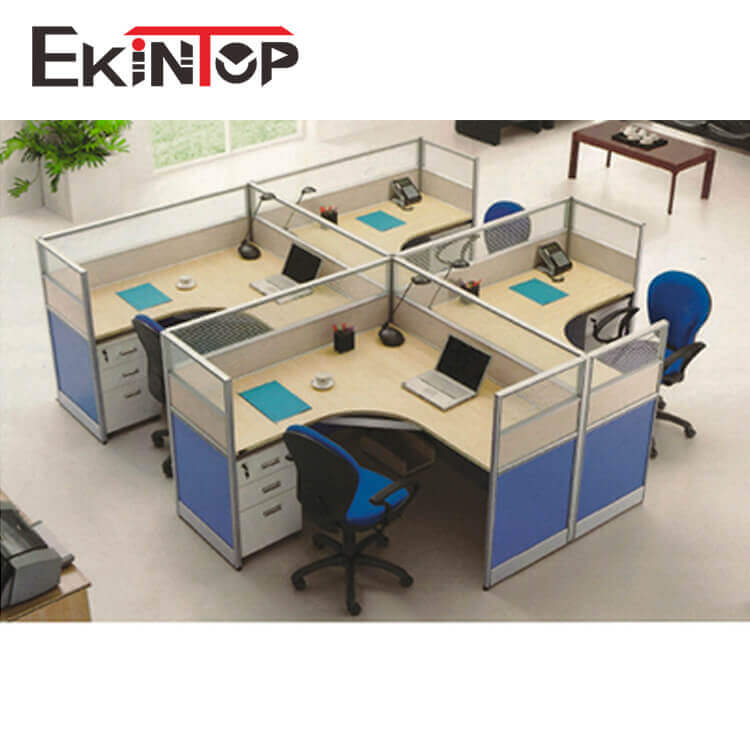 Four people office workstation manufacturers in office furniture from Ekintop