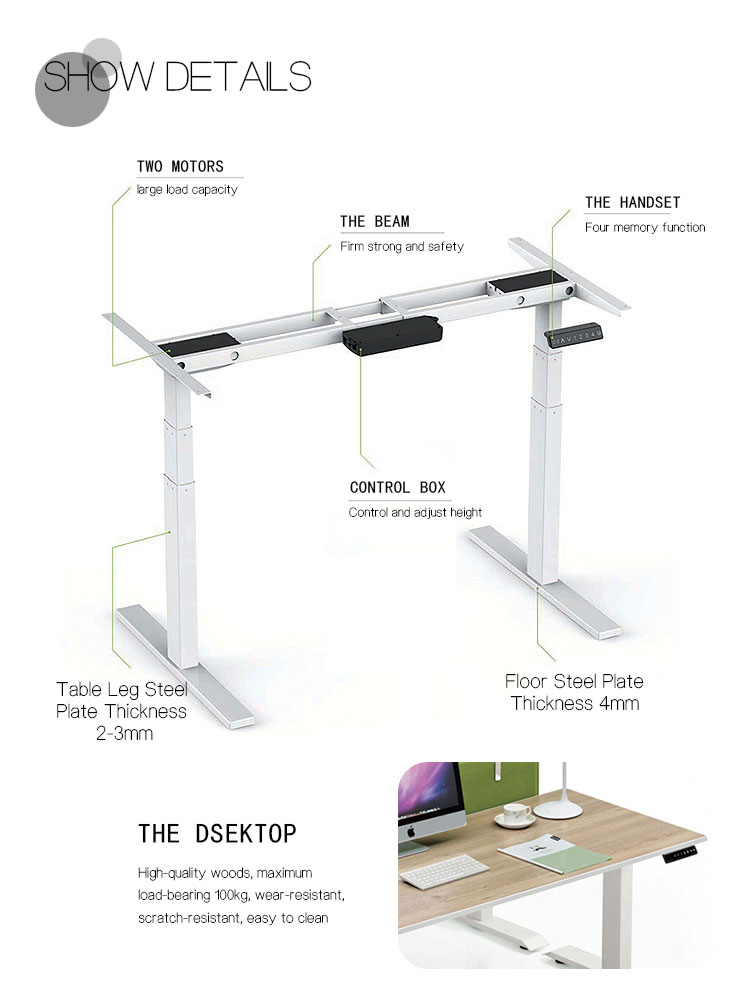 standing desk height adjustable manufacturers