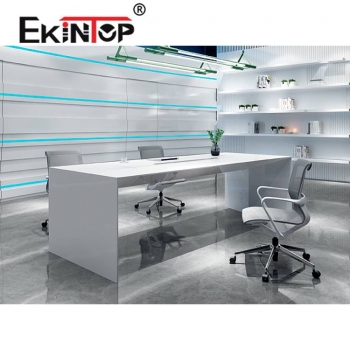 White negotiating office table manufacturers in office furniture from Ekintop