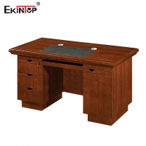 Small black desk with drawers manufactures in office furniture from Ekintop