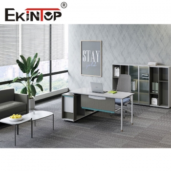 Cheap l shaped desk with storage manufacturer in office furniture from Ekintop