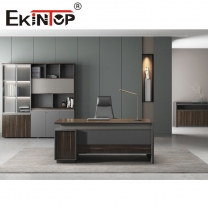 Bblack office desk with drawers manufacturer in office furniture from Ekintop