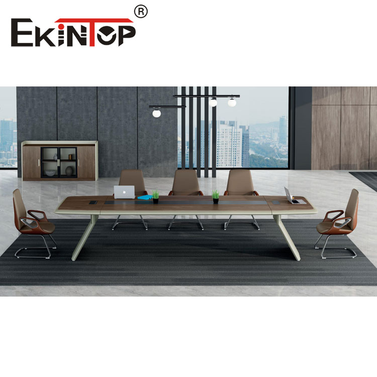 Optimize Collaboration with Ekintop's Functional 6 Seater Meeting Tables