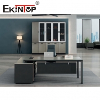 Custom l shaped desk for small space manufactur in office furniture from Ekintop