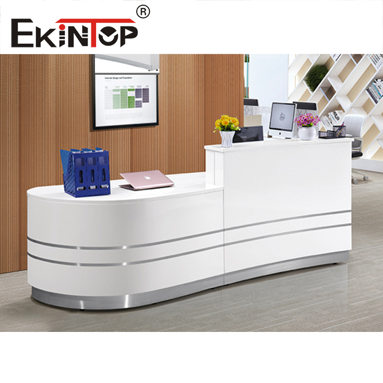 White office reception desk manufacturers for China