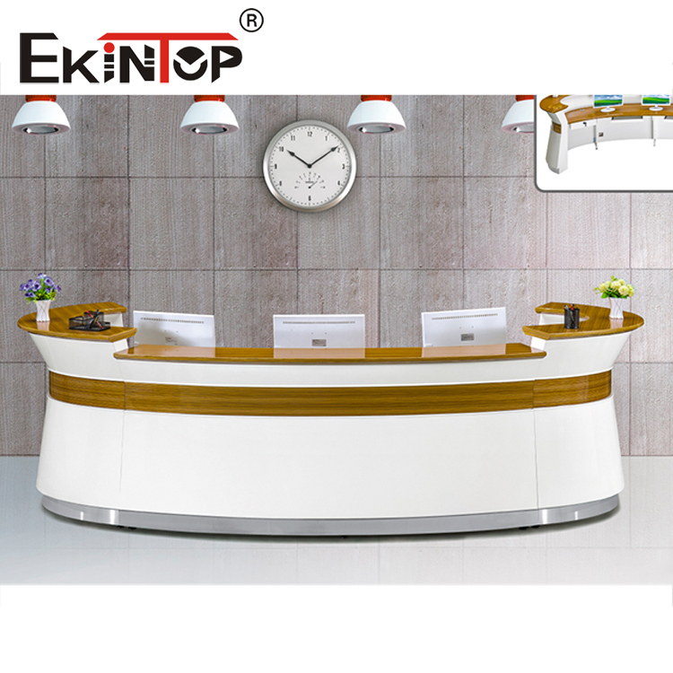 Curved reception desk manufacturer for China