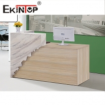 Wooden office reception table manufacturer for China
