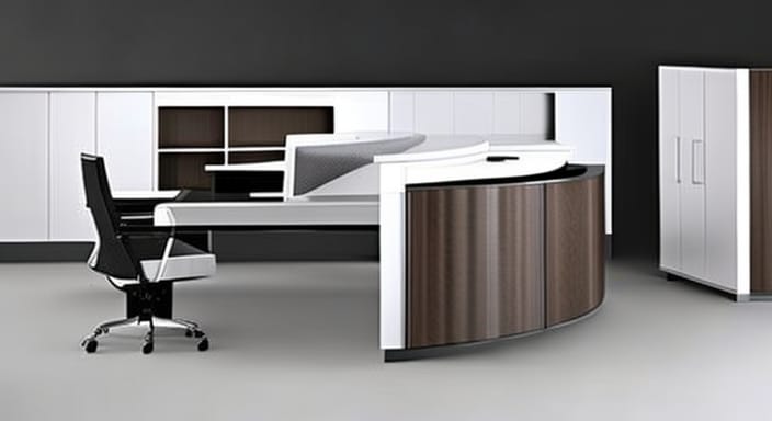 wooden office desks