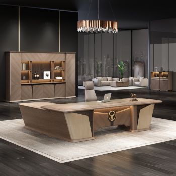 The Epitome of Elegance: Luxury Office Wood Desks