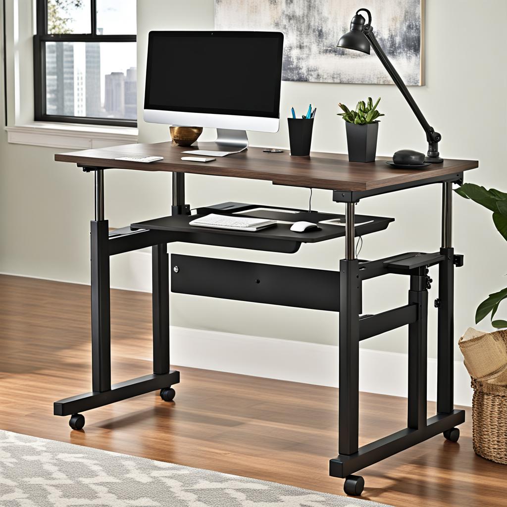 Adjustable height desk factory
